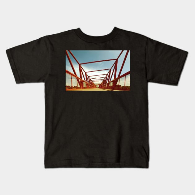 Bridge Perspective Kids T-Shirt by ernstc